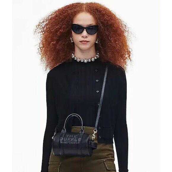 Marc Jacobs Women's The Mini Duffle Bag Black OS - Picture 2 of 14